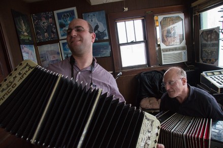 Tony and Gunter Langeweg at Martin's Tap